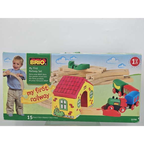 Brio 33700 My First Railway Set - EXCELLENT- With Inserts & Bags - SEE PICS - Picture 2 of 16